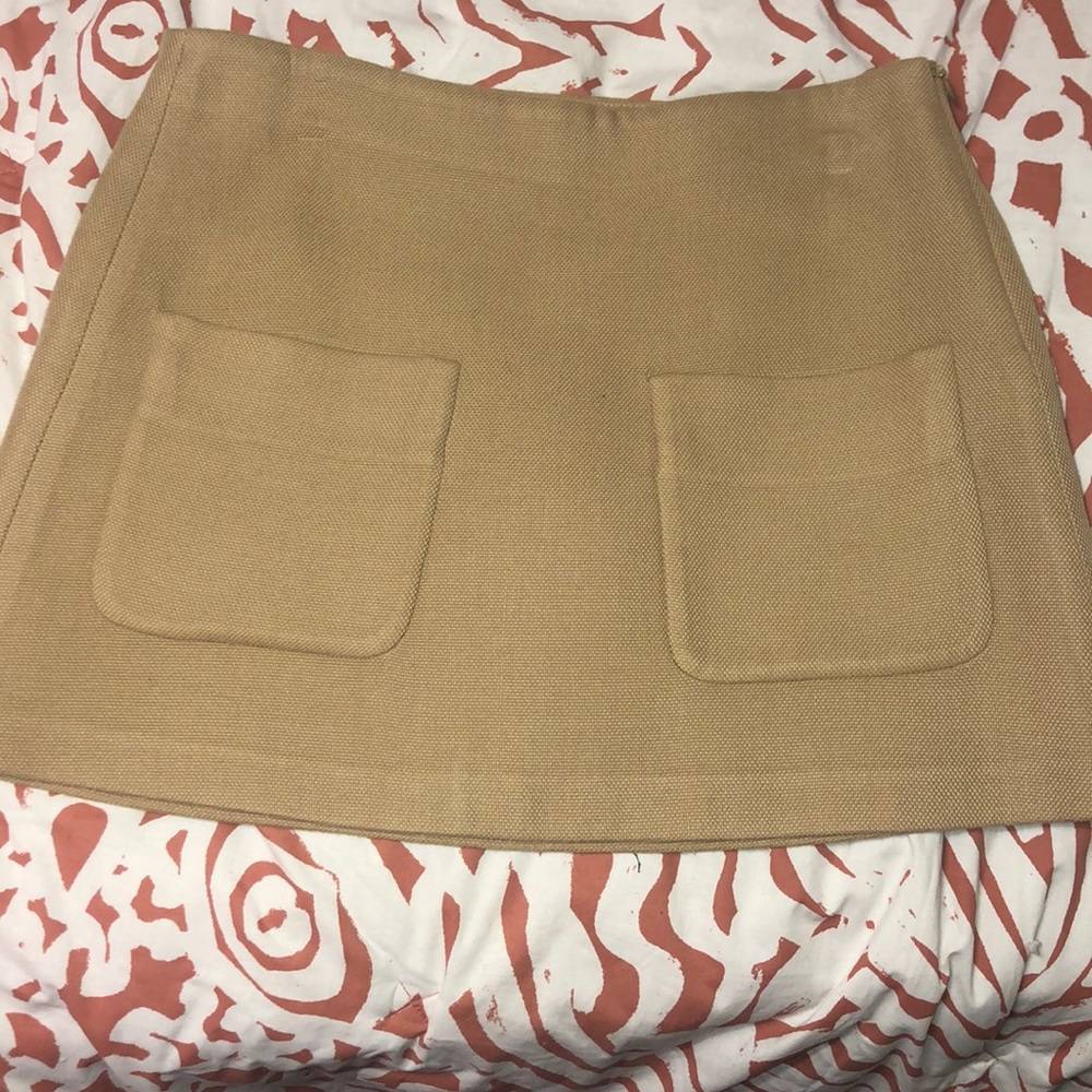 Zara Tan Mini Skirt